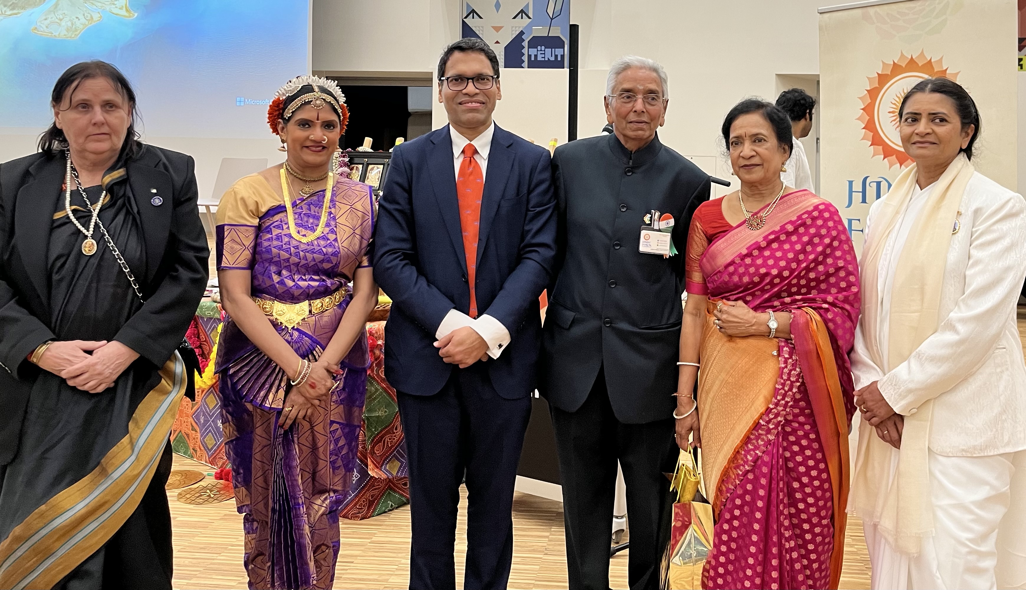 Diwali celebration in Luxembourg, 2022