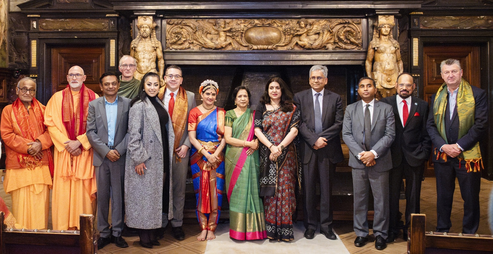 Diwali programme at Antwerp City Hall, 2024